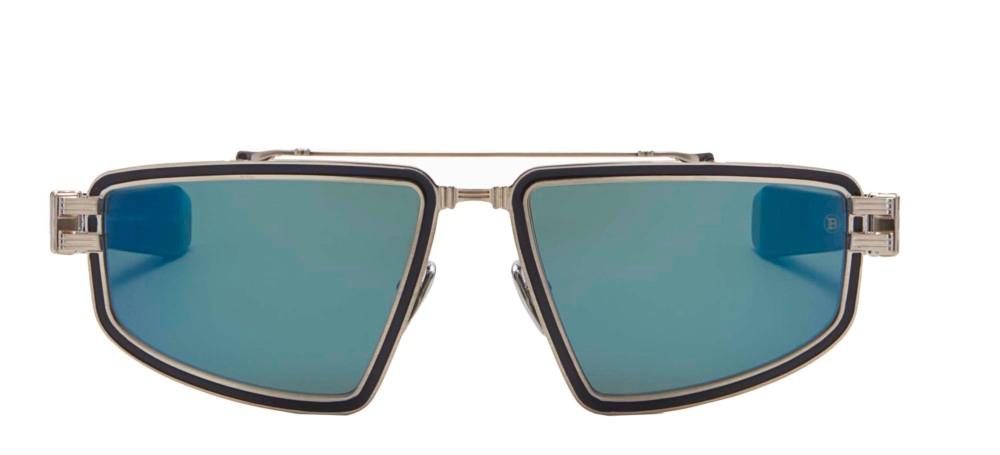 TITAN Silver Geometric Sunglasses