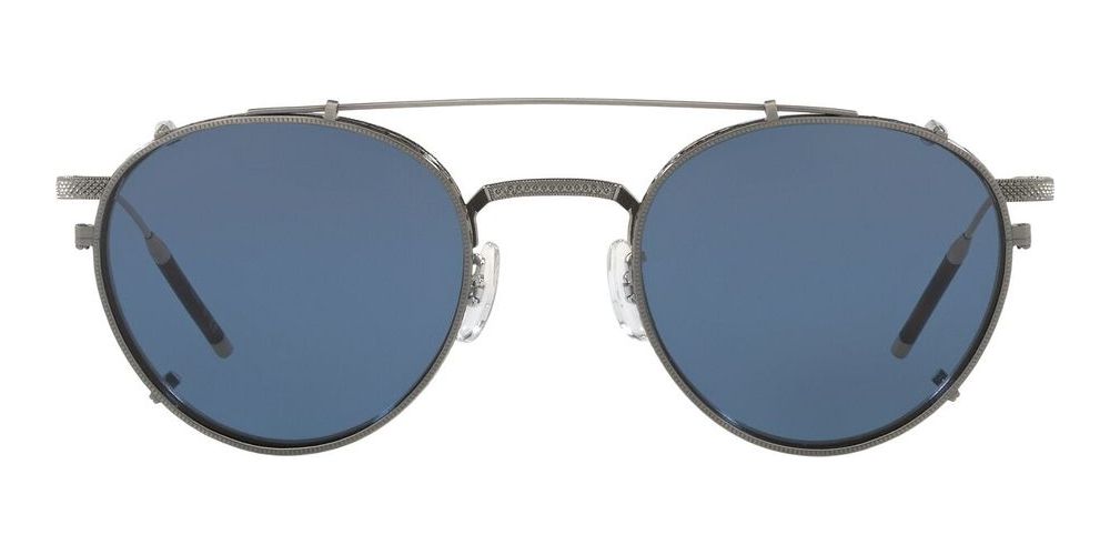 TK-1 CLIP OV 1274TC Grey Round Eyeglasses