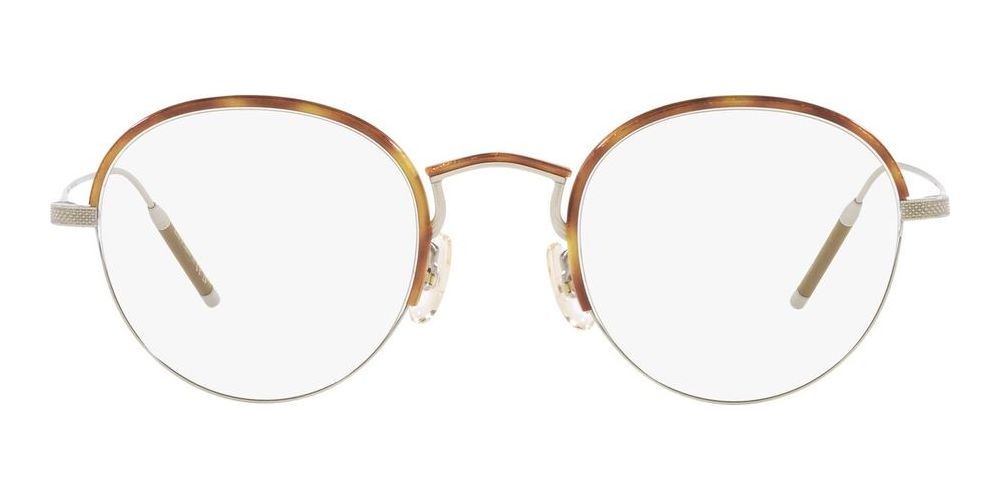 TK-6 OV 1290T Havana Round Eyeglasses