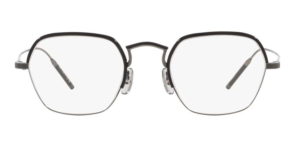 TK-7 OV 1291T Ruthenium Geometric Eyeglasses