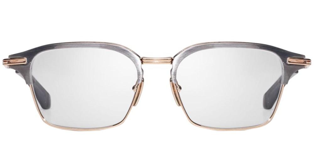 TYPOGRAPHER Silver Geometric Eyeglasses