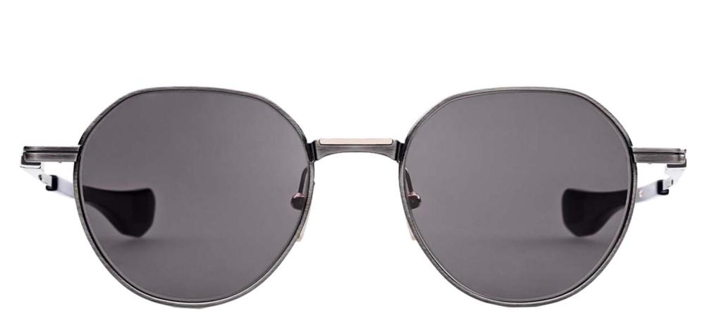 VERS-ONE Silver Round Sunglasses