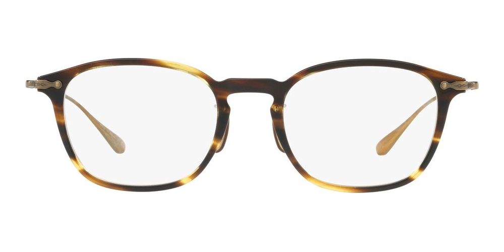 WINNETT OV 5371D Havana Geometric Eyeglasses