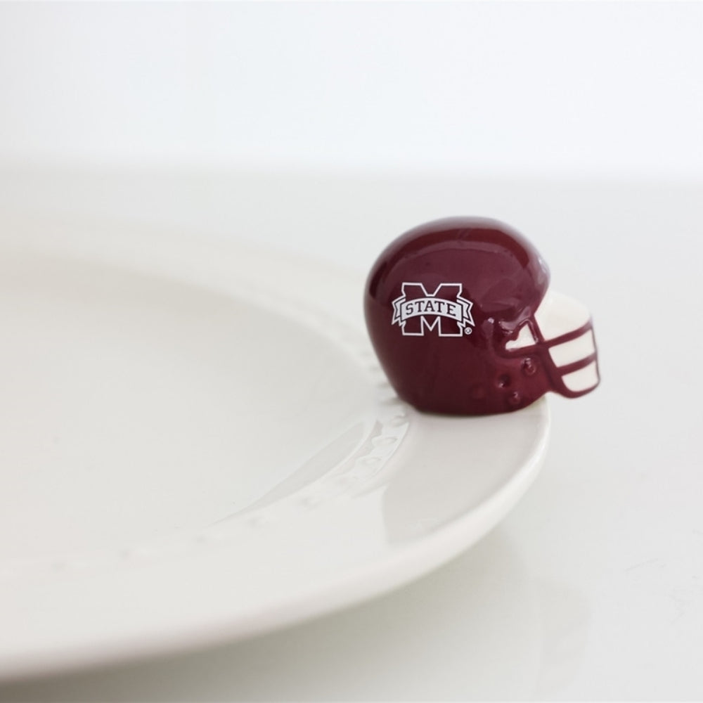 Nora Fleming Mississippi State Helmet Mini