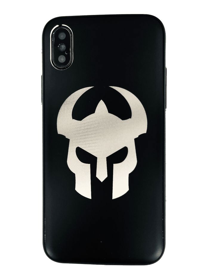 iPhone & Samsung Aluminum Phone Case Cover Spartan Warrior Helmet #0044