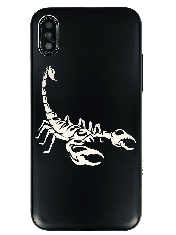 iPhone & Samsung Metal Aluminum Phone Case Cover Skin Scorpion #0079