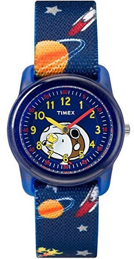 Kid's Timex Time Machines Peanuts Edition Snoopy Planet Watch TW2R41800
