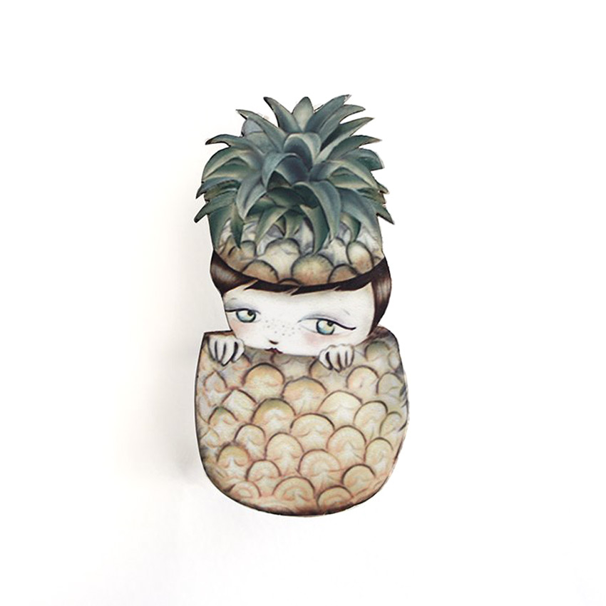 Pineapple Brooch By Laliblue