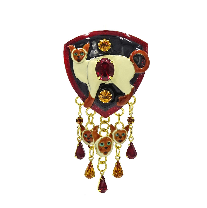 Siamese Please Pin Pendant By Lunch At The Ritz LATR
