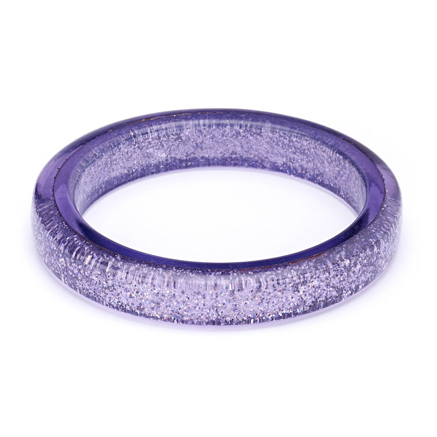 New Lilac Glitter Bangle By Splendette