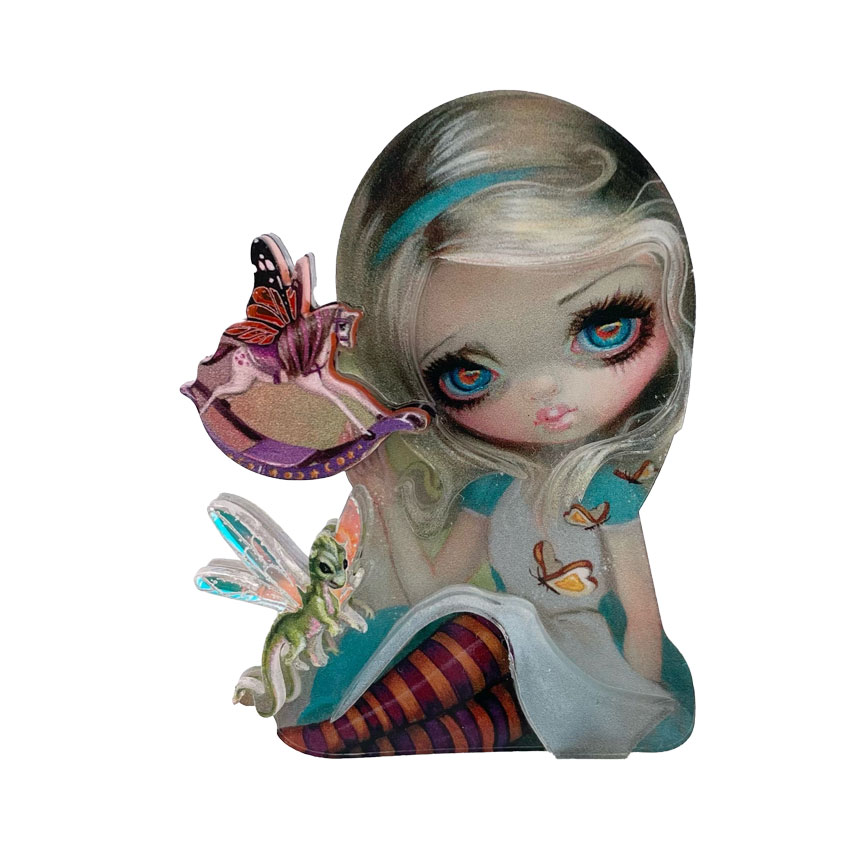 Looking Glass Insects Brooch By Wintersheart