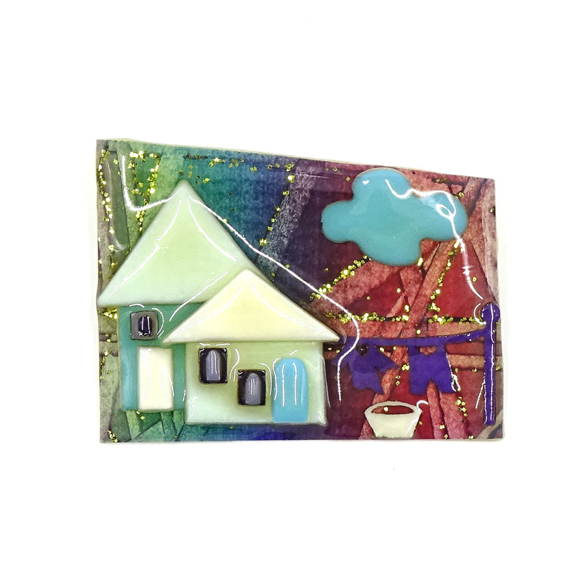 Lucinda Laundry Day House Pin