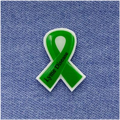 Lyme Disease Awareness Ribbon Pin