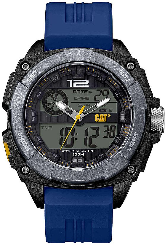 Men's CAT Caterpillar Analog Digital Sports Chronograph Watch MD15526122