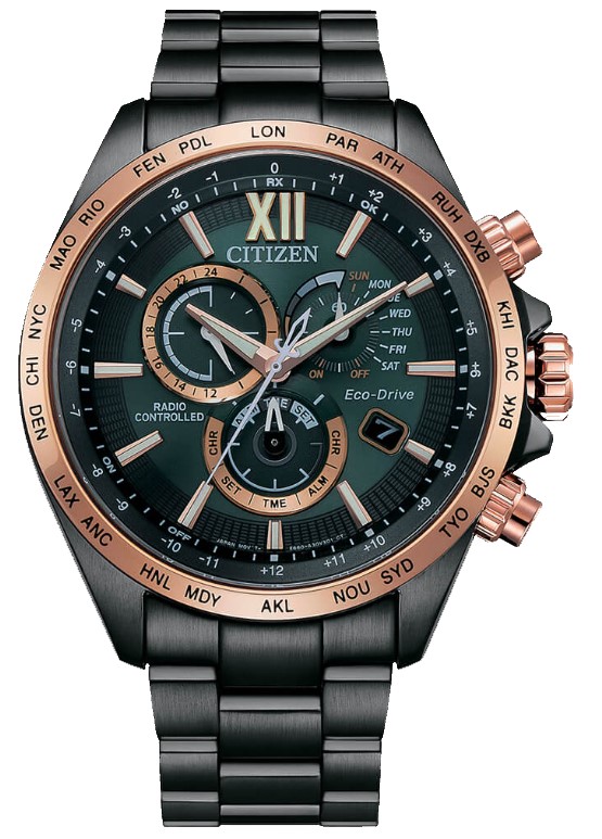Men's Citizen Atomic Radio Controlled Atomic Chronograph Watch CB5956-89X