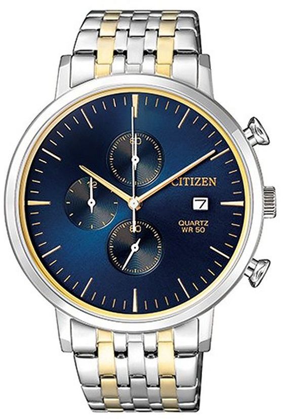 Men's Citizen Chronograph Two Tone Steel Watch AN3614-54L