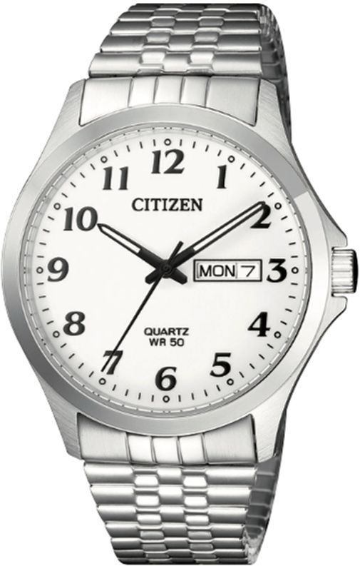 Men's Citizen Classic Day Date Expansion Steel Band Watch BF5000-94A