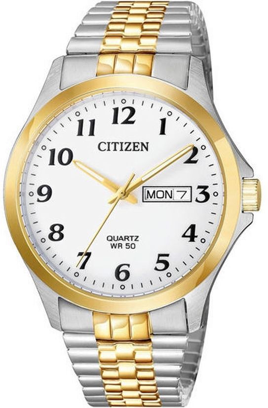 Men's Citizen Classic Day Date Expansion Steel Band Watch BF5004-93A
