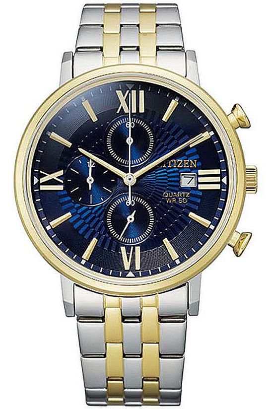 Men's Citizen Dress Collection Steel Chronograph Watch AN3616-75L