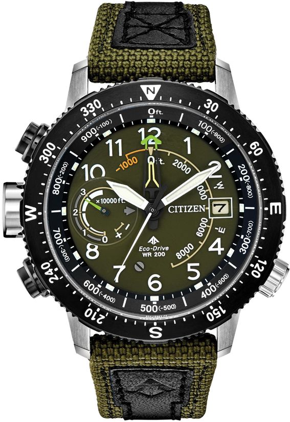 Men's Citizen Promaster Altichron Altimeter Compass Watch BN5050-09X