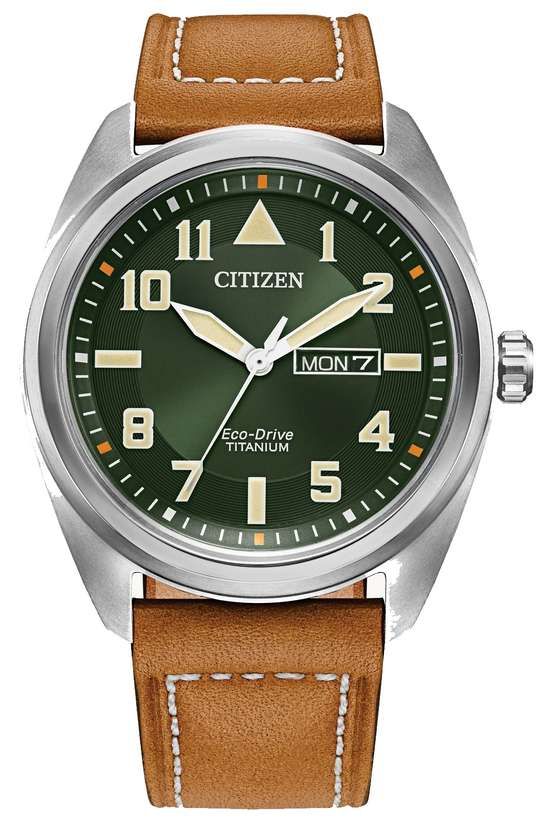 Men's Citizen Eco-Drive Super Titanium Solar Power Watch BM8560-11X