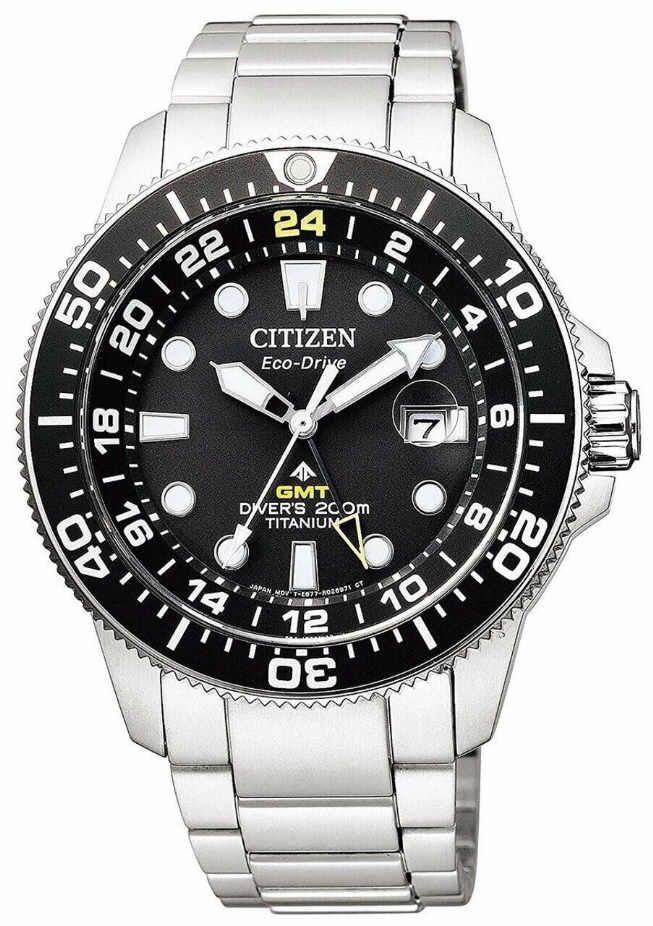 Men's Citizen Promaster GMT Diver Titanium Watch BJ7110-89E