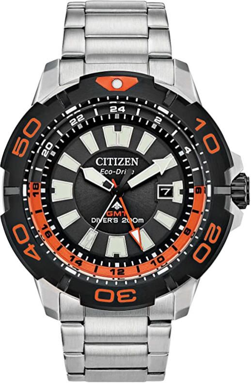 Men's Citizen Promaster GMT Eco-Drive Dive Watch BJ7129-56E