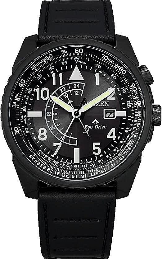 Men's Citizen Promaster Nighthawk Black Pilot Watch BJ7135-02E