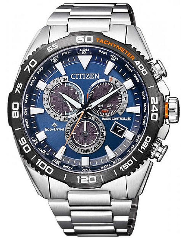 Men's Citizen Promaster Radio Controlled Atomic Chronograph Watch CB5034-82L