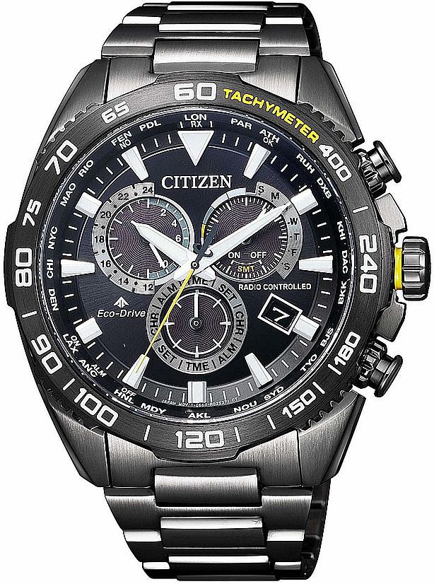 Men's Citizen Promaster Radio Controlled Atomic Chronograph Watch CB5037-84E