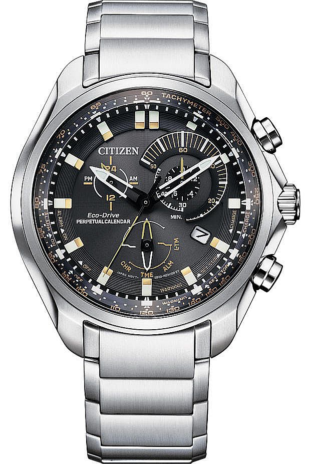 Men's Citizen Sport Chronograph Perpetual Calendar Watch BL5600-53E