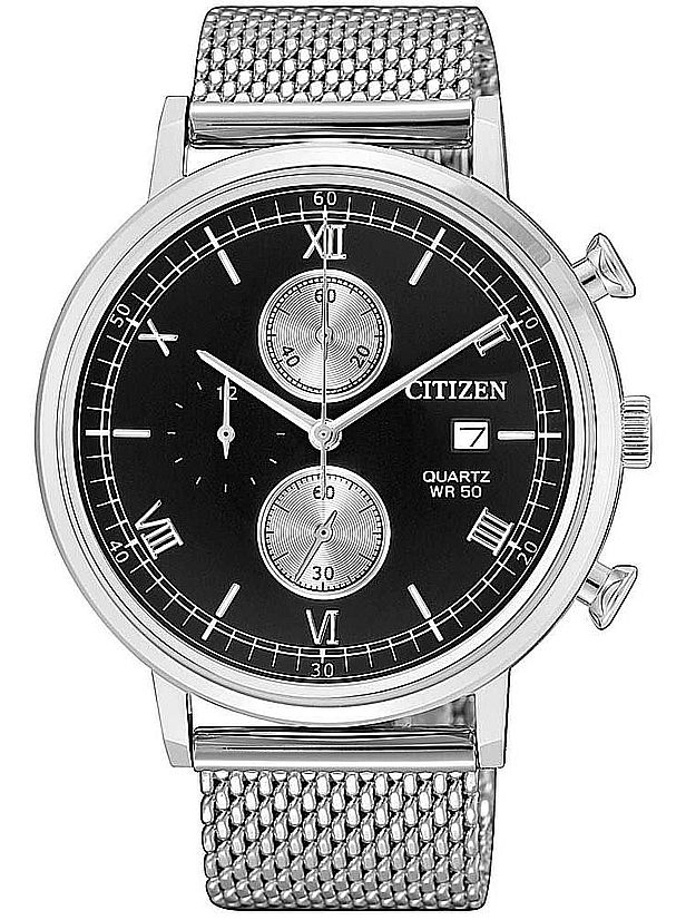 Men's Citizen Stainless Steel Chronograph Watch AN3610-80E