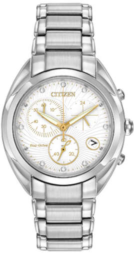 Women's Citizen Eco-Drive L Celestial Diamond Chronograph Watch FB1390-53A