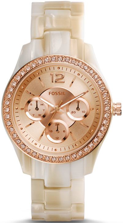 Women's Fossil Stella Multi-Function Crystallized Watch ES3578