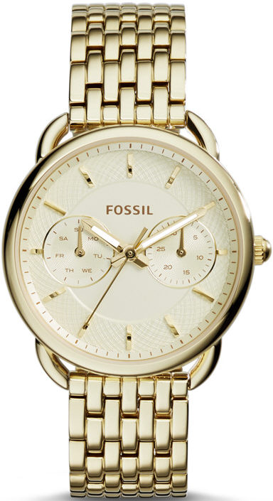 Women's Gold-Tone Fossil Tailor Multi-Function Steel Watch ES3714