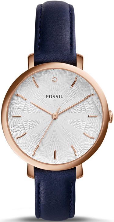 Women's Fossil Incandesa Leather Strap Diamond Watch ES3864