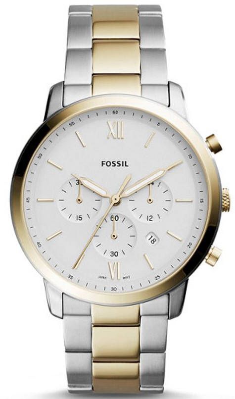 Men's Fossil Neutra Chronograph Multi Tone Steel Watch FS5385