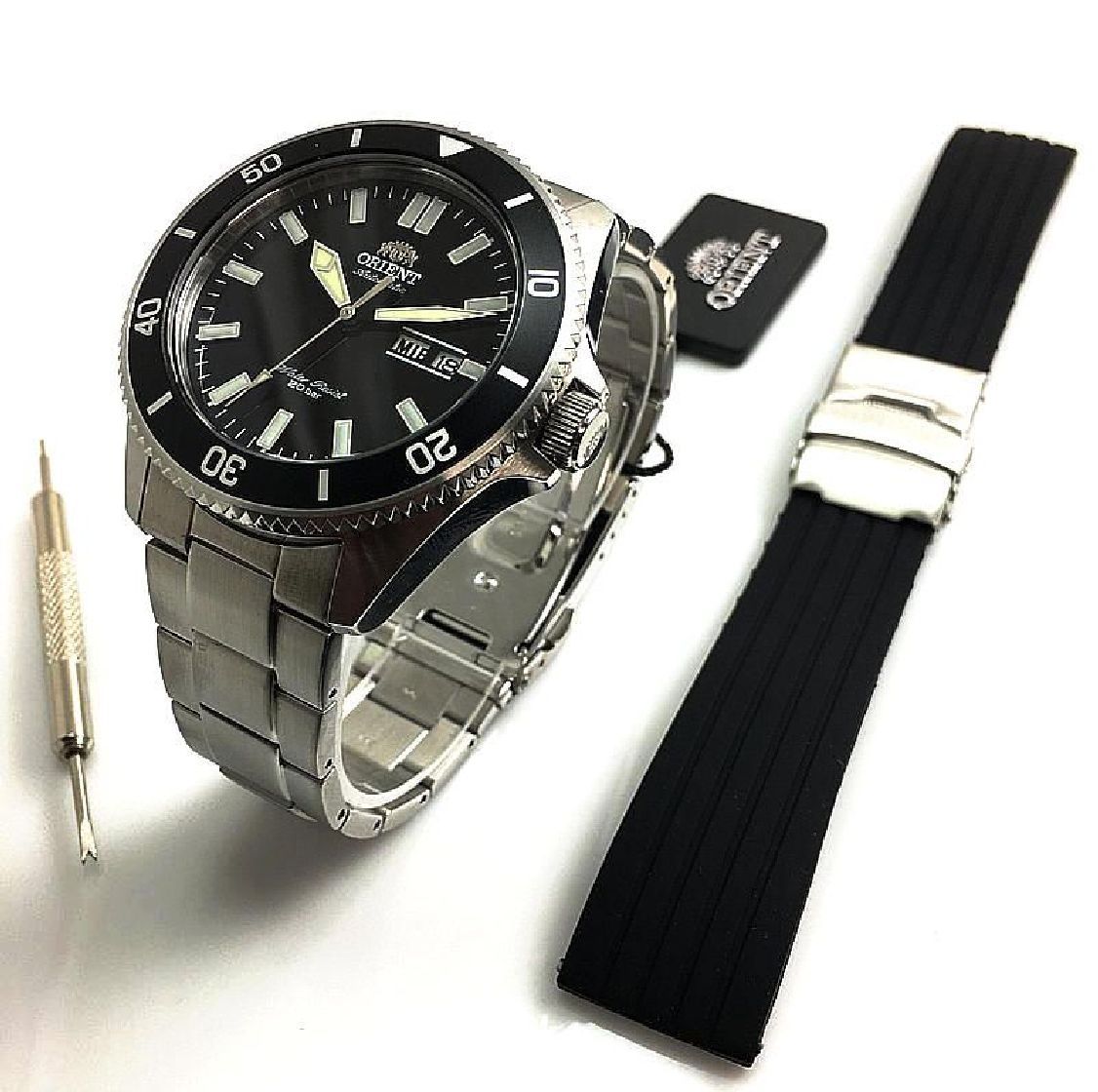 Men's Orient Kanno Diver Automatic 200M Steel Dive Watch RA-AA0008B