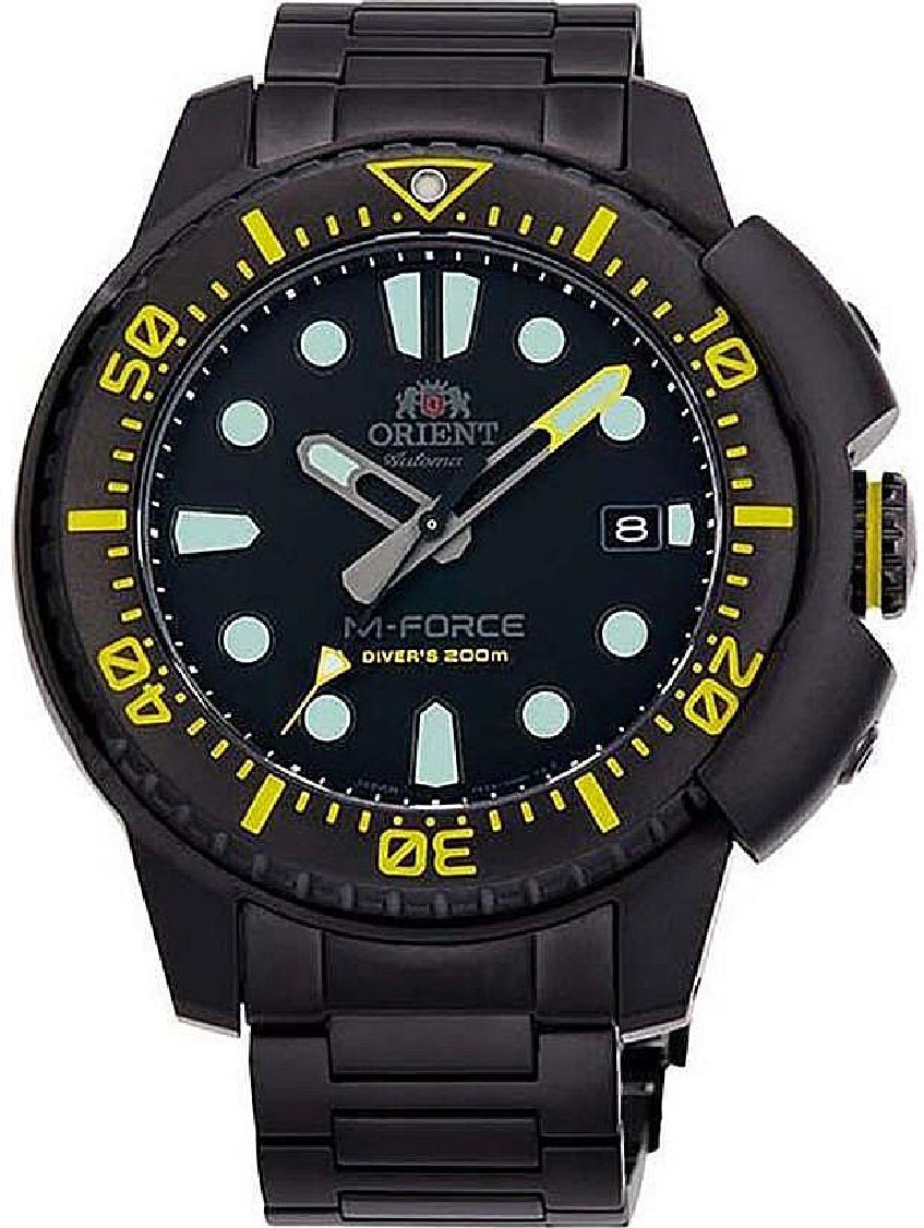 Men's Orient M-Force Diver's Automatic Sapphire Crystal Watch RA-AC0L06B00B