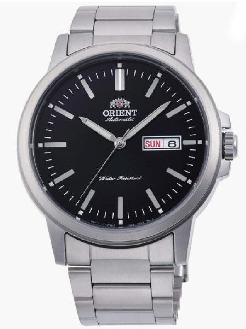 Men's Orient Steel Automatic Day-Date Casual Classic Watch RA-AA0C01B19B RA-AA0C01B39B