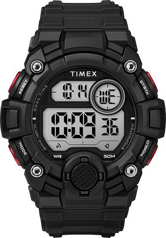 Men's Timex Digital A-Game Classic Digital Black Band Watch TW5M276009J