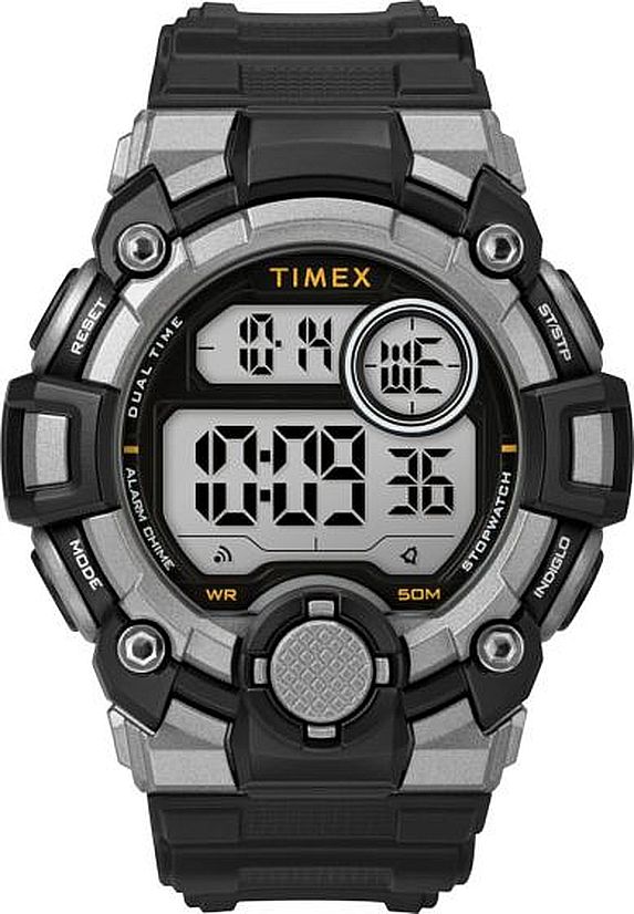 Men's Timex Digital A-Game Classic Digital Black Band Watch TW5M27700