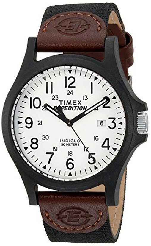 Men's Timex Expedition Acadia Black Nylon Band Watch TW4B08200