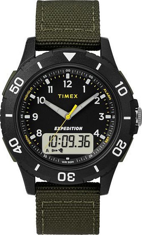 Men's Timex Expedition Katmai Digital-Analog Canvas Strap Watch TW4B16600