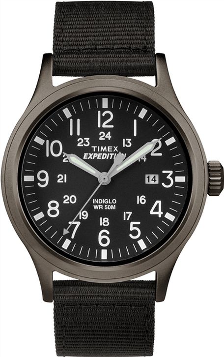 Men's Timex Expedition Scout Black Strap Watch TW4B06900