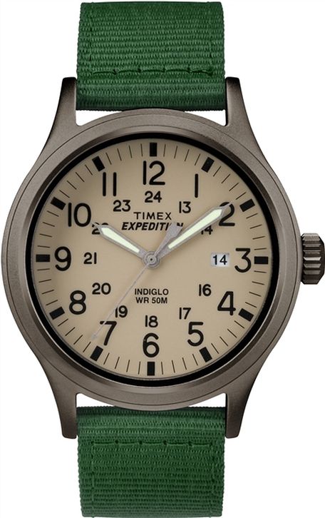 Men's Timex Expedition Scout Green Strap Watch TW4B06800