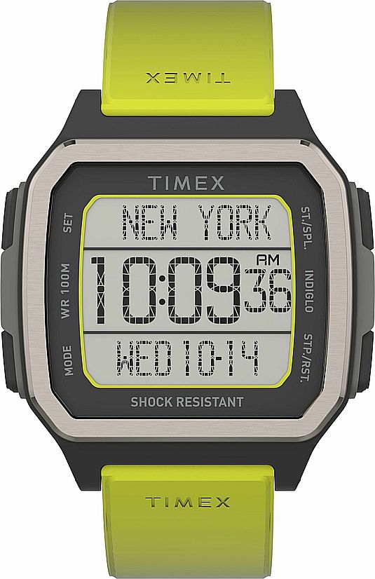 Men's Timex Expedition Yellow Silicone Strap Watch TW5M28900