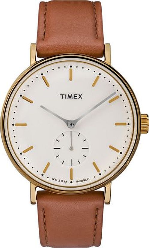 Men's Timex Fairfield Classic Brown Leather Strap Watch TW2R37900
