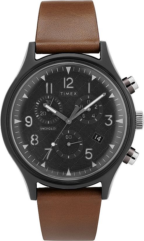 Men's Timex Military MK1 Chronograph Stainless Steel Watch TW2T29600
