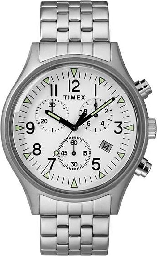 Men's Timex Military Mk1 Classic Chronograph Steel Watch TW2R68900